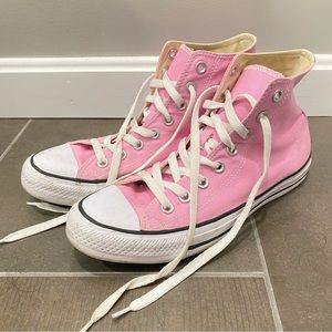 Pink High Top Converse